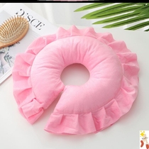 Creative massage pillow Massage lying pillow Beauty salon large thickened round portable convenient beauty bed with hole Korean style