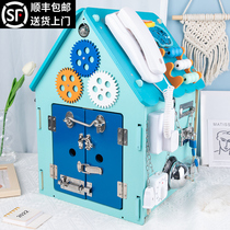 Busy House finished busy house material baby busy box children early education box educational toy building block House