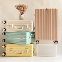 Aluminum Frame Suitcase Small Woman 20 Inch Password Box Pull Bar Box Men Sturdy Durable Universal Wheel Thickened Suitcase
