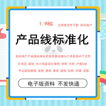 BZ-134 real estate development product line standardized high-rise residential house Villa architectural design flat facade style