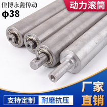 Diameter 3850 mm stainless steel unpowered roller electro-galvanized idler roller assembly line conveyor roller roller
