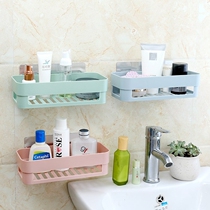  Combination basket Wall plastic wall shelf Paste wall-mounted toilet wash household bathroom toilet