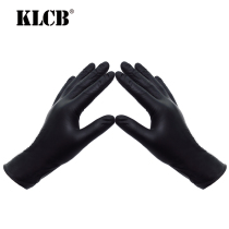 KLCB Caustic disposable gloves Nitrile PVC food grade waterproof latex High elastic rubber thin car beauty