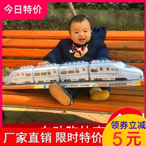 High-speed rail small train track toy Harmony electric simulation model Childrens puzzle multi-functional 2 boys 3-6 years old