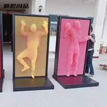 3D Stereo Variety Needle Painting 3D Needle Carving Printing Wall Childrens Puzzle Warm-Up Toy Factory Customized Stereo Needle Curtain