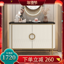 Italian light luxury air entrance cabinet ultra-thin shoe cabinet entrance integrated wall decoration cabinet side cabinet partition hall cabinet