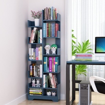 Minimalist modern landing bookshelves Living room Small Home Students Multi-story shelve children Easy by wall bookcase