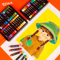 Color - based soft oil rod color supersoft small white box set 48 color macaron color crayon tool scraper