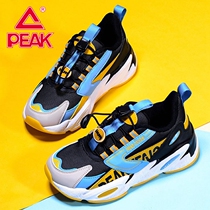 Pike Boy Shoes Boy CUHK Female Sneakers 2022 Spring Summer New Elastic Soft-bottom Shock Absorbing Childrens Basketball Shoes