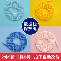 Applicable to Apple iPhone13 12 data cable protection rope Huawei mobile phone charging cable anti-break winding rope data cable protective cover winding vivo oppo millet 11 p