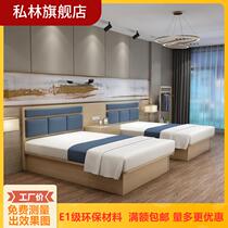 Hotel Guesthouse Furniture Single Bed with a full set of custom-made folk hotel bed apartments Shortcut guest beds