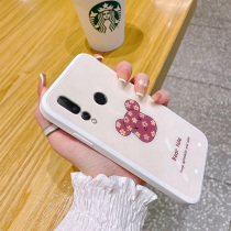 Huawei nova4 mobile phone case nova4e violent bear p30lite youth version liquid silicone MAR-AL00 glass VCE-AL00 protective cover fashion cute cartoon