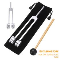 Medical Tuning Fork Chakra Hammer Ball Diagnostic 128HZ Freq