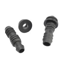 50 Pcs 12mm to 16 mm Barbed Connector with Rubber Seal Rings