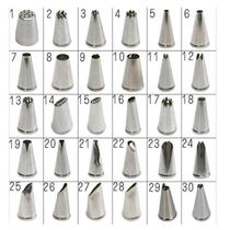1PC Metal Cream Nozzles Cake Decorating Tools Stainless Stee