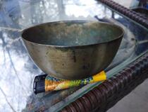New Music Square Ming Dynasty Tibetan Bronze Big Water Bowl
