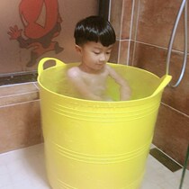 Highened large plastic bucket baby bucket bath bath bath baby child plastic bucket baby swimming tub
