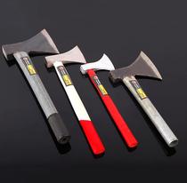 Factory direct sale iron handle wooden axe fire escape rescue axe chop bone Chop chicken felling camping multi-purpose