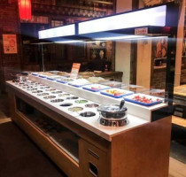 Self-service hot pot restaurant self-service seasoning restaurant refrigerated marble small material Table Haidilao special hot pot seasoning table