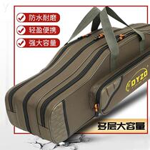 Fishing Rod Bag Special Price Clearance Large Belly Fishing Sea Pole Bag waterproof and abrasion resistant Backpacking Fishing Rod containing Thickened Fishing Gear Bag
