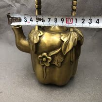 Slave Hall Ancient Play Miscellaneous Copper Pot Swing Piece Jug Kettle Home Craft Decoration Goods Retro Bronze