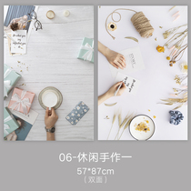 3D Stereo-photography Background Paper Ins Wind Photo Props Gourmet Christmas Cosmetic Ornaments Shoot Background Cloth Swing Pieces Naughty Red Book Live Dessert Cake Drink Web Red Gifts Swing