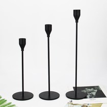 Popcorn 2022 New wax candle holder candle cup decorated gold home candlelight dinner Wedding Iron Art Candleholder Pendulum