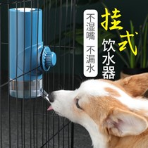 Cat hanging automatic drinking device dog drinking device drinking device hanging water bottle feeding cage pet supplies