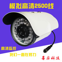 Old wide-angle surveillance camera waterproof infrared camera car aviation connector HD Car Monitor