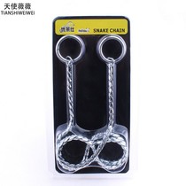 Stage Snake Chain Stainless Steel P Chain Neckline Large Dog Pet Supplies Training Dog Dog Chain with no clamping hair