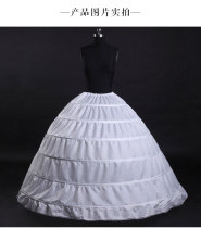 Bride with skirt lined with large yards of puffy dress super-large wedding dress with daily skirt lolita liner