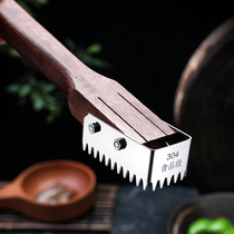 Japan Wood Handle Fish Scale Shave Scalemaker Killing a special tool to scale the Scalemaker Fish Brush Scalemaker Kitchen Home