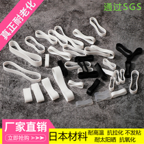  High temperature resistant rubber band holster Anti-aging data cable holster Power cord leather ring Silicone bundled charging cable leather band