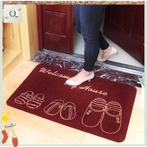 Cartoon cute bathroom non-slip absorbent mat into the door toilet toilet foot pad foot good luck cloth