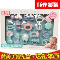 Newborn baby toy teether hand rattle toddler 6-12 months 3 puzzle boys baby newborn girl 0-1 years old