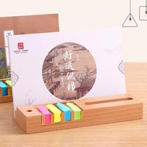 Year of the Tiger Calendar Gift Boxed Solid Wood Base Calendar 2022 Customized High-end Office Thickening Creative Simple Business