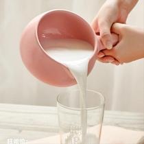 Ceramic small milk pot single handle non-stick boiled hot milk Net Red Children Baby baby food supplement pot household mini casserole