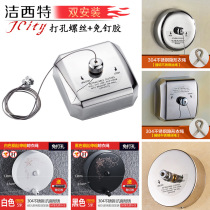 Stainless steel wire rope Hotel Indoor retractable and perforated clothesline outdoor clothesline