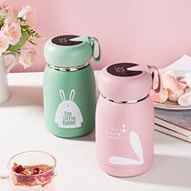 Wholesaler Lady Portable Small Minimalist Couple Water Glasses Cute Display Temperature Mug Smart Mini Insulated Cup