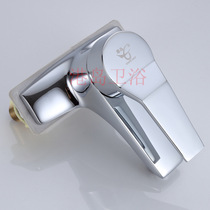 Toilet faucet upper basin faucet hot and cold mixing faucet toilet double hole single basin faucet
