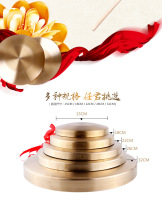 Orff childrens percussion instrument kindergarten early education toys three sentences and a half props 10cm gongs