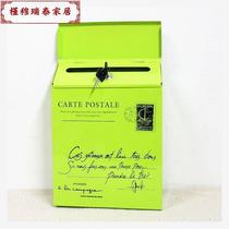 Love box voting Service creative customer opinion box small stainless steel complaint suggestion box cute hanging wall Outdoor