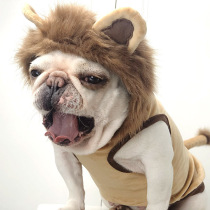 20 new spring and autumn pet clothes dog cat clothes autumn and winter hooded lion transformation cute spot
