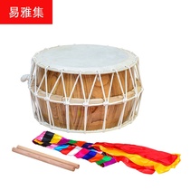 Agricultural drum dance drum drum drum drum four-thing drum performance Drum Dance props Korean pull rope drum