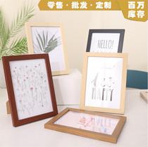 Photo frame picture frame table decoration photo wall 5 inches 6 inches 7 inches 8 inches 10 inches a4 creative simple diy wood