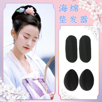 Ancient costume hair bag Princess head haircut bangs hair pad hair pad style booster hairclip sponge plate hair pad hair