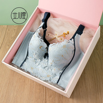 Daughter waist-adjusted underwear gathers back-to-back breast bra six-breasted high side ratio correction sagging and anti-expansion support