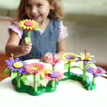American Green Toys cosmos Garden Girl flower arrangement toy childrens Enlightenment house decoration
