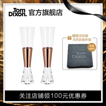 (Official)TomDixon imported light luxury incense betel wine glass hand-plated copper wedding gift TANK