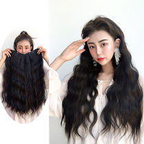 Wig wig hair a slice of water ripple naturally curly corn hot wig patch simulation